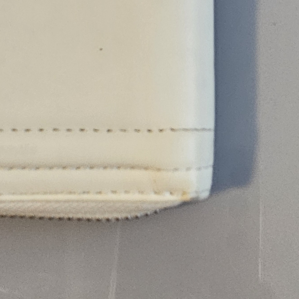 Coach Madison Full Size Leather Zip Around Accordian Style Cream Women's Wallet - Picture 6 of 11
